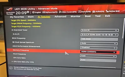 ASUS UEFI firmware configuration during a build