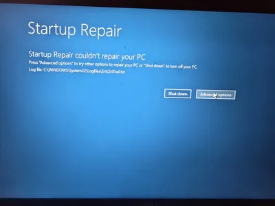 Windows Startup Repair reporting it could not repair the computer